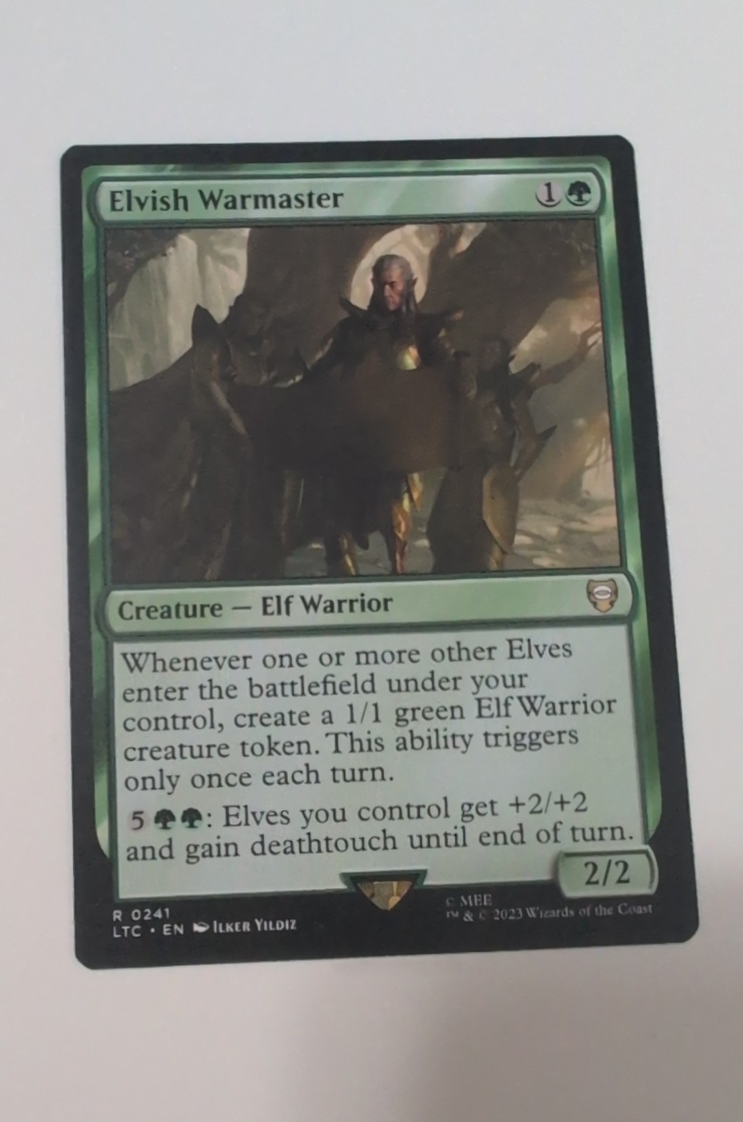 Elvish Warmaster Commander: the Lord of the Rings: Tales of Middle-Earth Regular Elvish Warmaster Commander: the Lord of the Rings: Tales of Middle-Earth Regular
