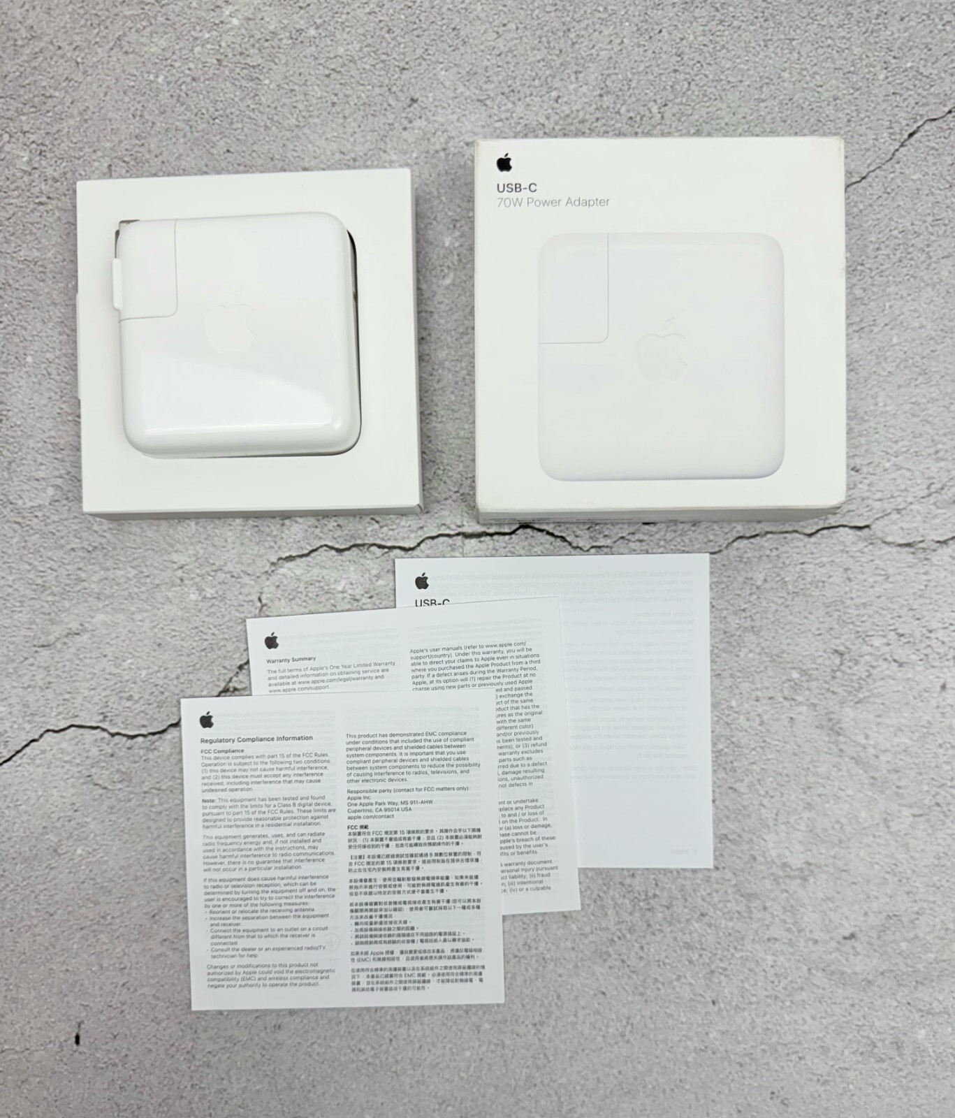 Original Apple 70W USB-C AC Power Adapter / Charger  MXN53AM/A A2743 OEM