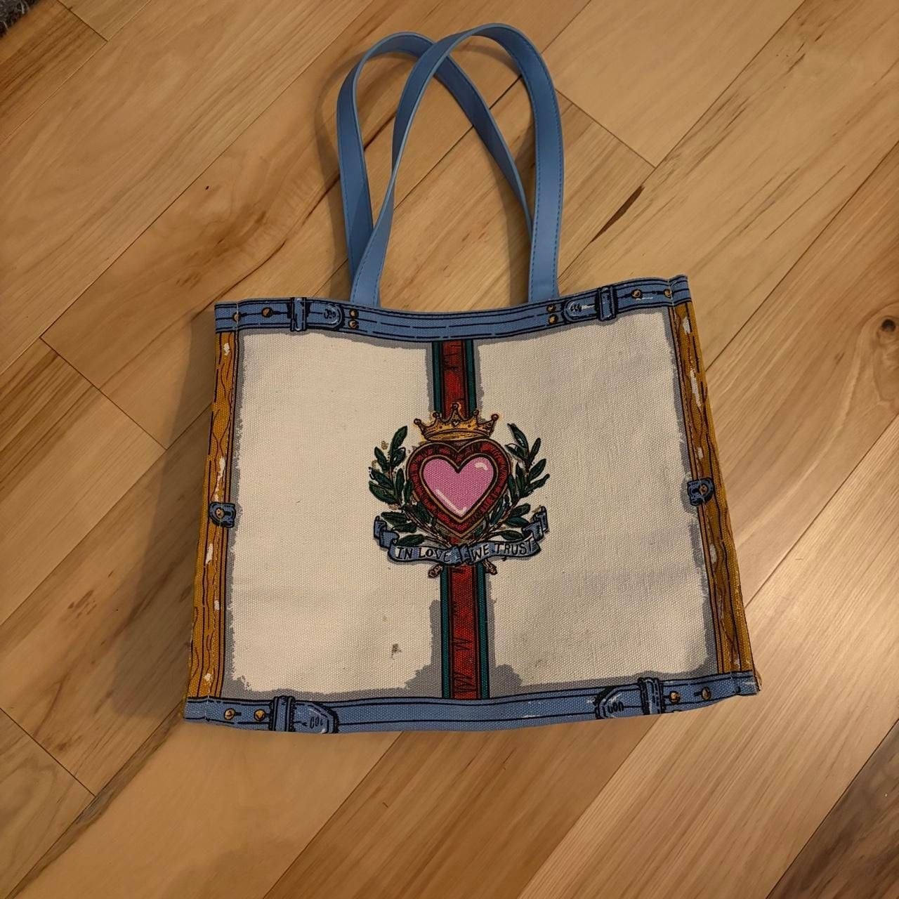 Brighton In Love We Trust Canvas Tote Bag