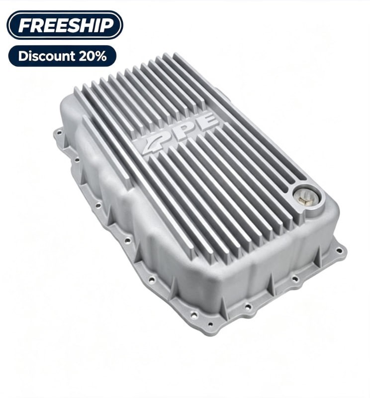 Deep 10L80 Transmission Pan 2020-23 GM 3.0L Duramax Raw 128051100