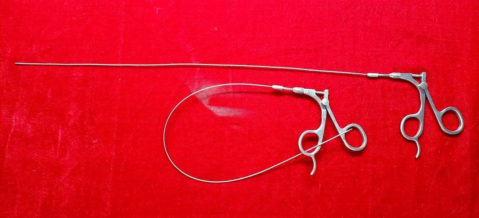 2pc - Hysteroscopy Flexible Scissor 5FR 40CM Reusable Surgical Instruments