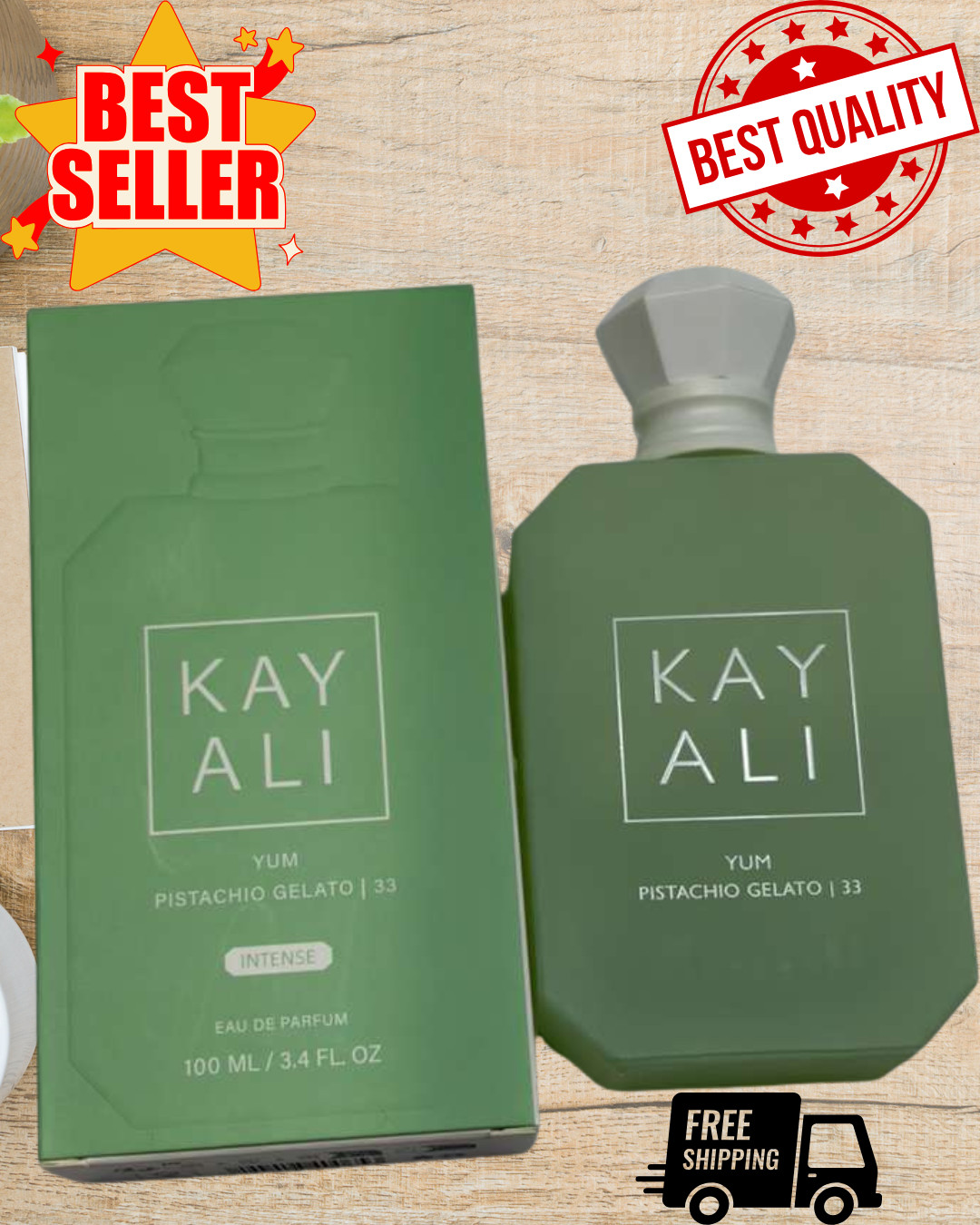 NEW&SEALED Yum Pistachio Gelato INTENSE EDP SPRAY 33 by KAYALI 3.4 oz 100ml NEW&SEALED Yum Pistachio Gelato INTENSE EDP SPRAY 33 by KAYALI 3.4 oz 100ml