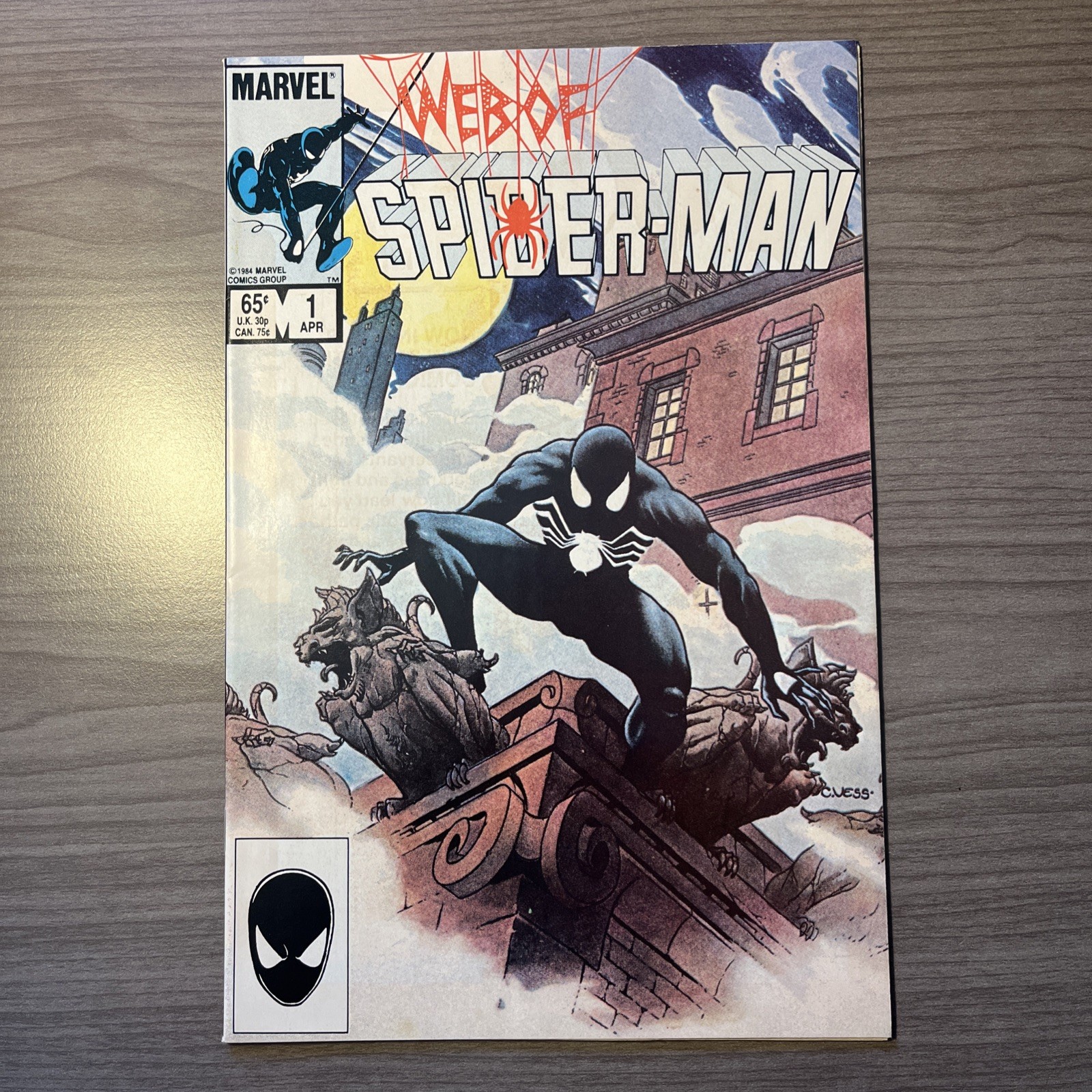 Marvel Web of Spider-Man #1 (1984) Alien Costume Louise Simonson Charles Vess Marvel Web of Spider-Man #1 (1984) Alien Costume Louise Simonson Charles Vess