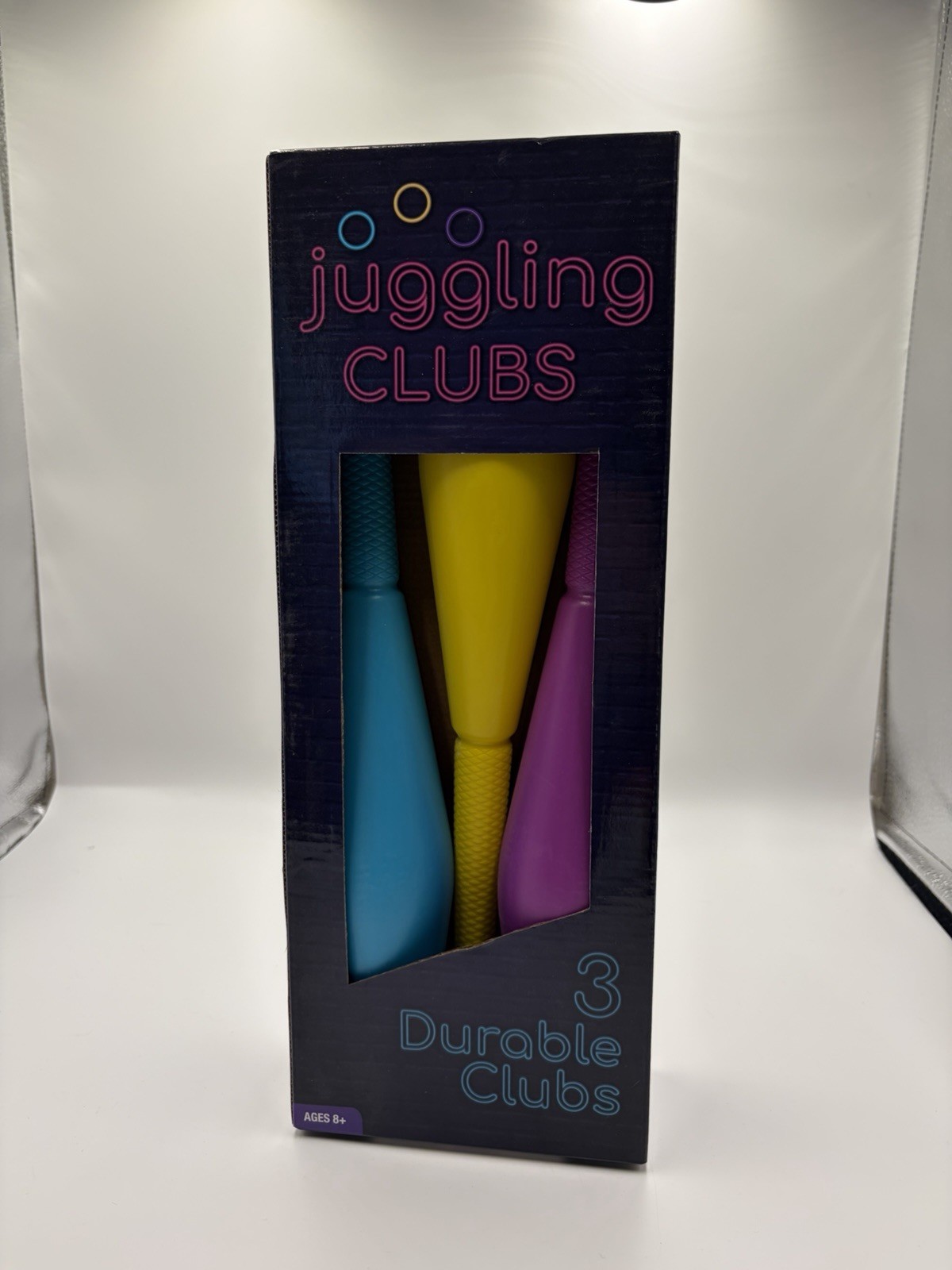 Juggling Clubs Set of 3 Durable Boxed Juggling Clubs for Ages 8+ (3 Clubs)