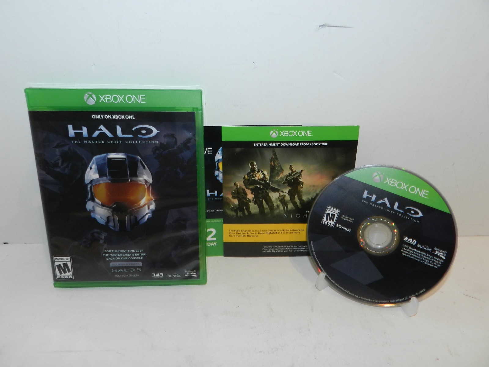 Halo The Master Chief Collection Microsoft Xbox One Game Tested Cleaned Warranty Halo The Master Chief Collection Microsoft Xbox One Game Tested Cleaned Warranty