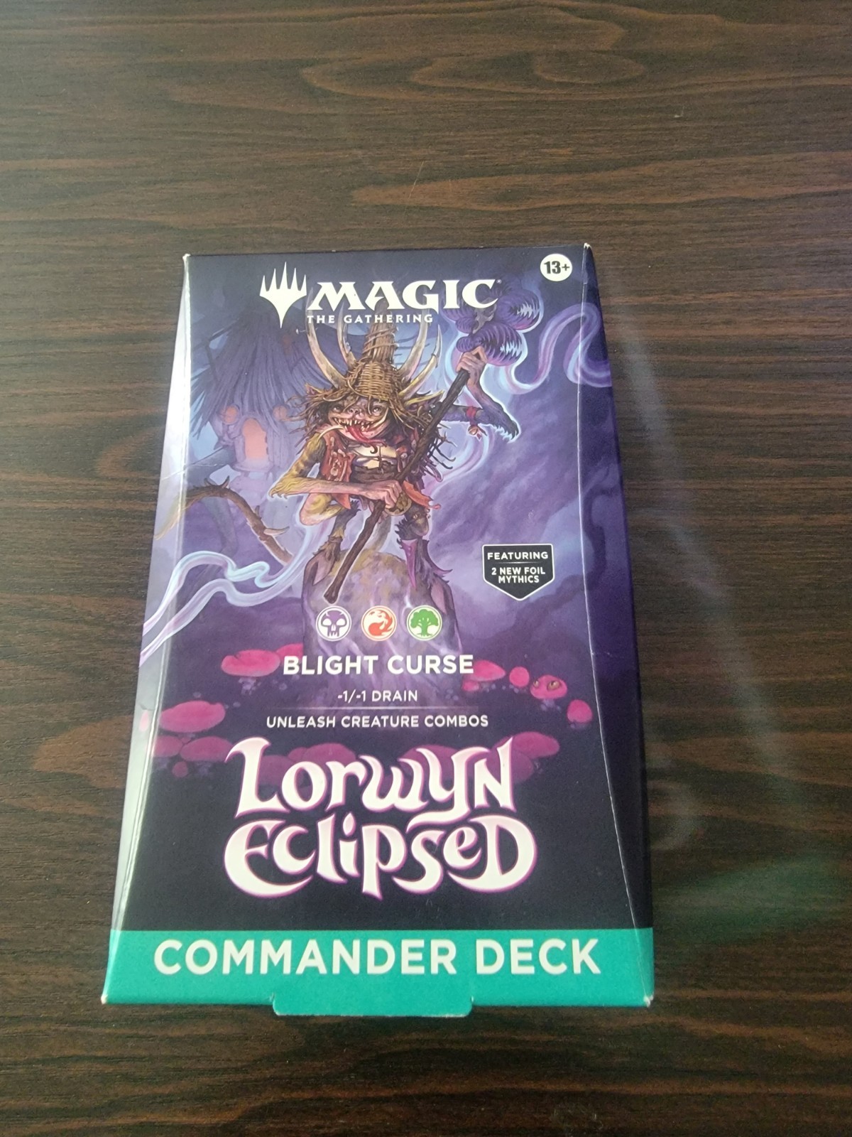 Magic: The Gathering - Lorwyn Eclipsed Commander Deck - Blight Curse New/Sealed Magic: The Gathering - Lorwyn Eclipsed Commander Deck - Blight Curse New/Sealed