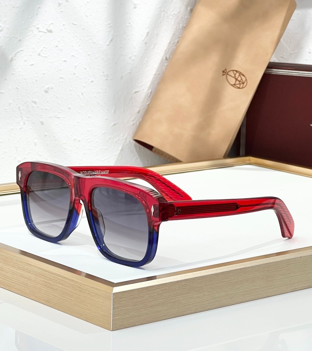 Jacques Marie Mage Style Sunglasses Bresson Vintage Metal Frame Men Women 60mm