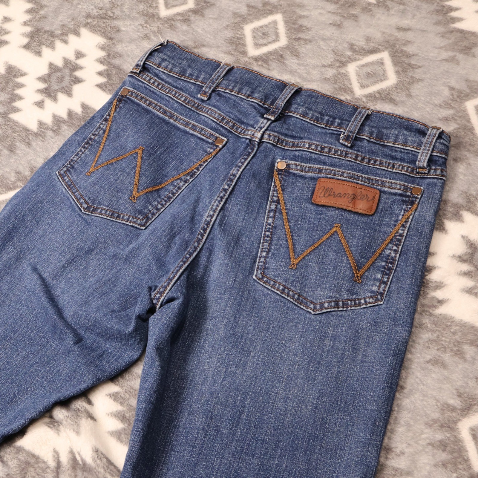 Wrangler Retro Relaxed Boot Jeans 30x34 Blue Cowboy Rodeo Wrangler Retro Relaxed Boot Jeans 30x34 Blue Cowboy Rodeo