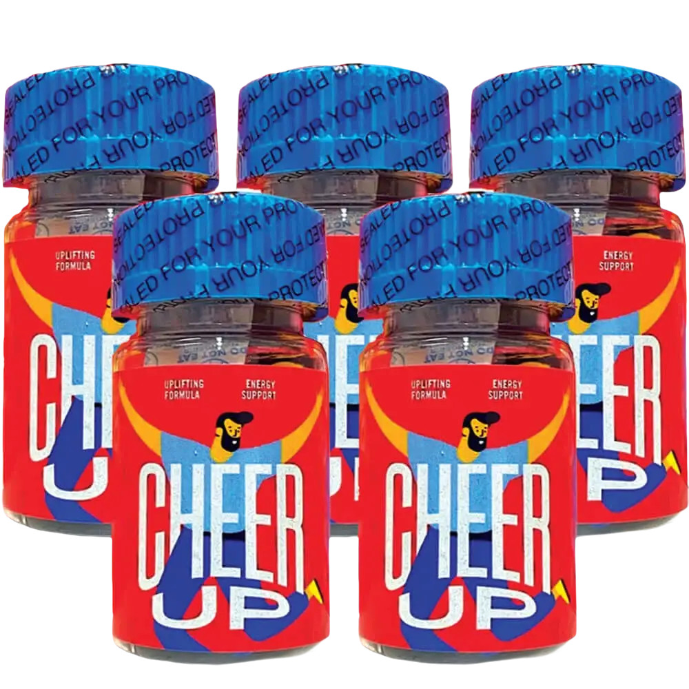 Cheer Up 20ct 5 Bottles (100 Capsules Total) Cheer Up 20ct 5 Bottles (100 Capsules Total)