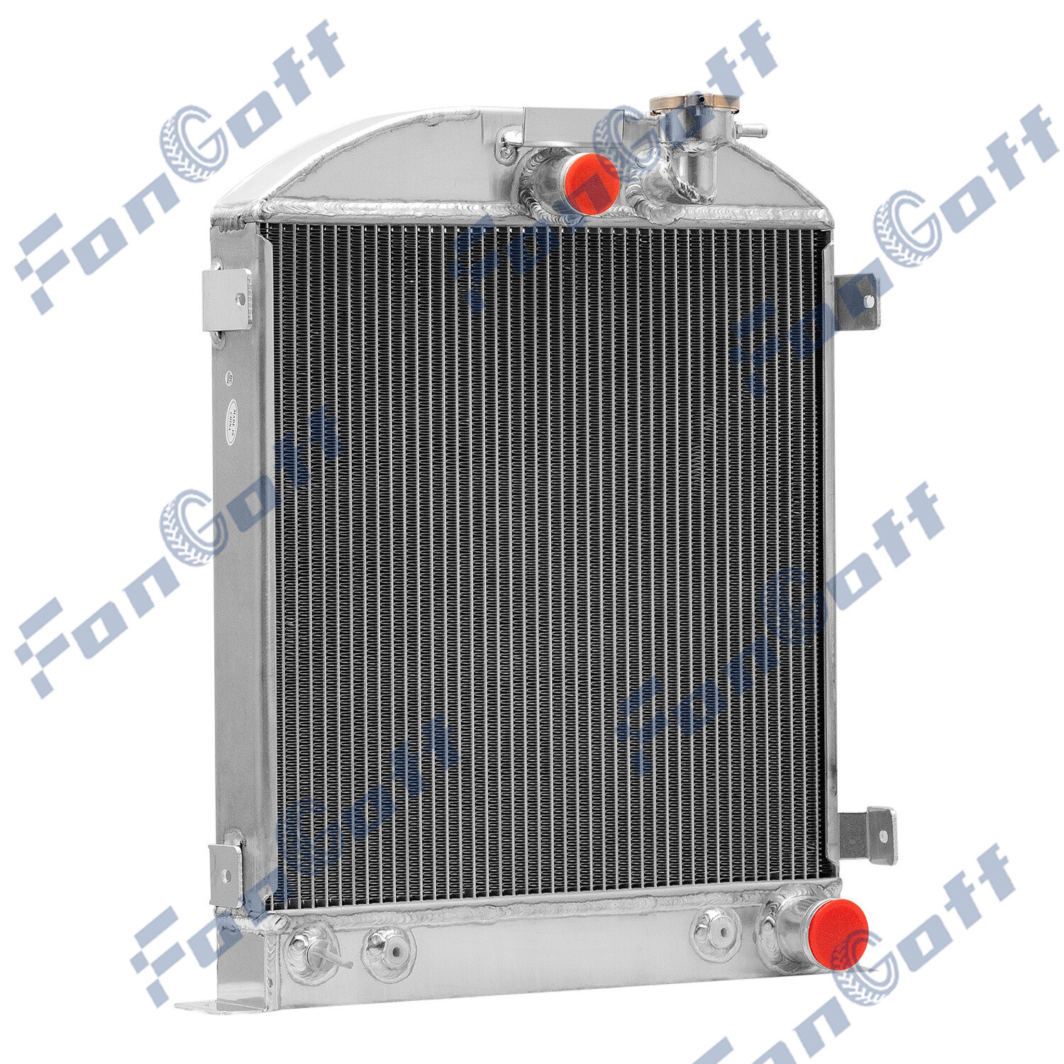 4-ROW Aluminum Radiator Fit 1939-1940 Ford-Grill-Shells Chevy Engine 39 40,