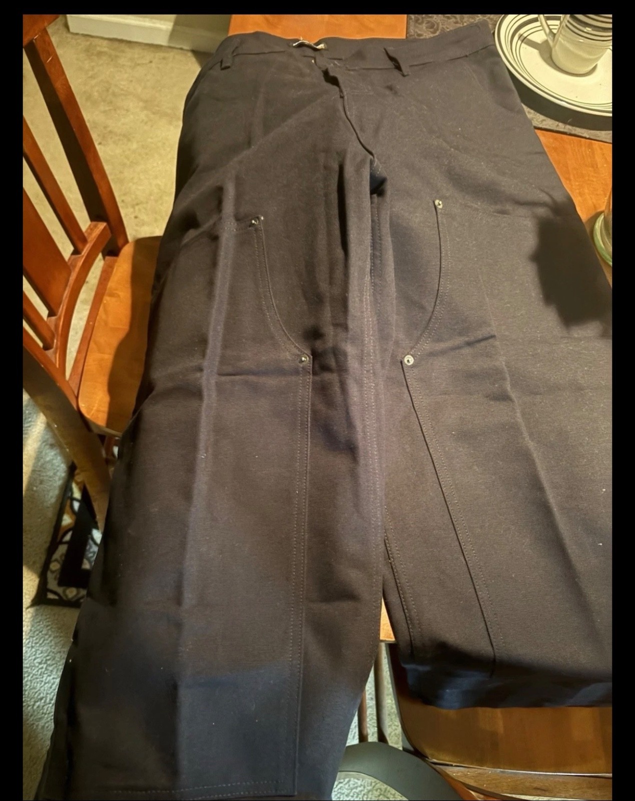 Midnight Organic Jeans size 38 x 32 Black 