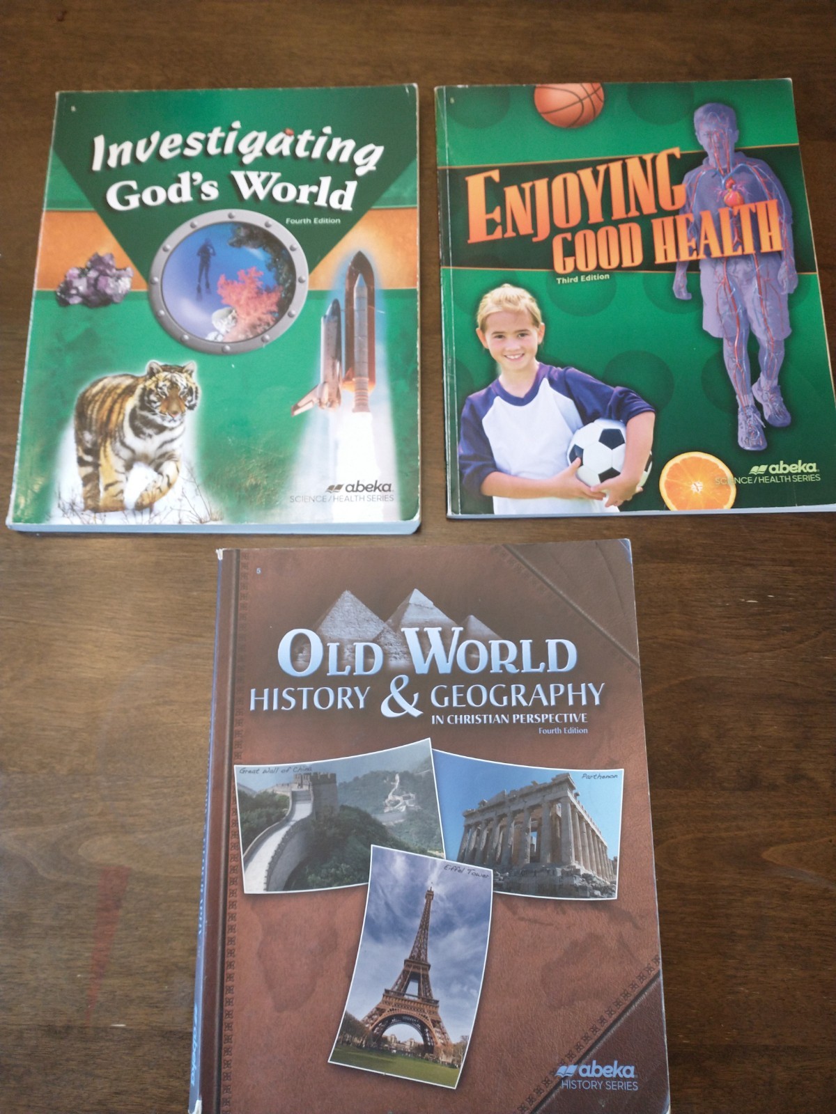 Abeka 5th Grade History, Science, and Health Books