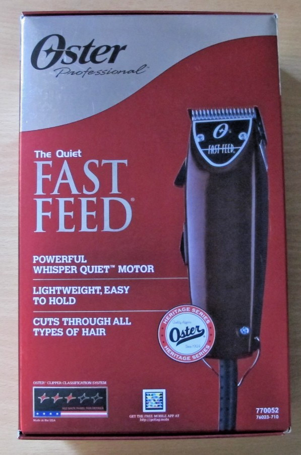 Oster Professional The Quiet FAST FEED Clipper 770052 76023-710 Open Box Oster Professional The Quiet FAST FEED Clipper 770052 76023-710 Open Box