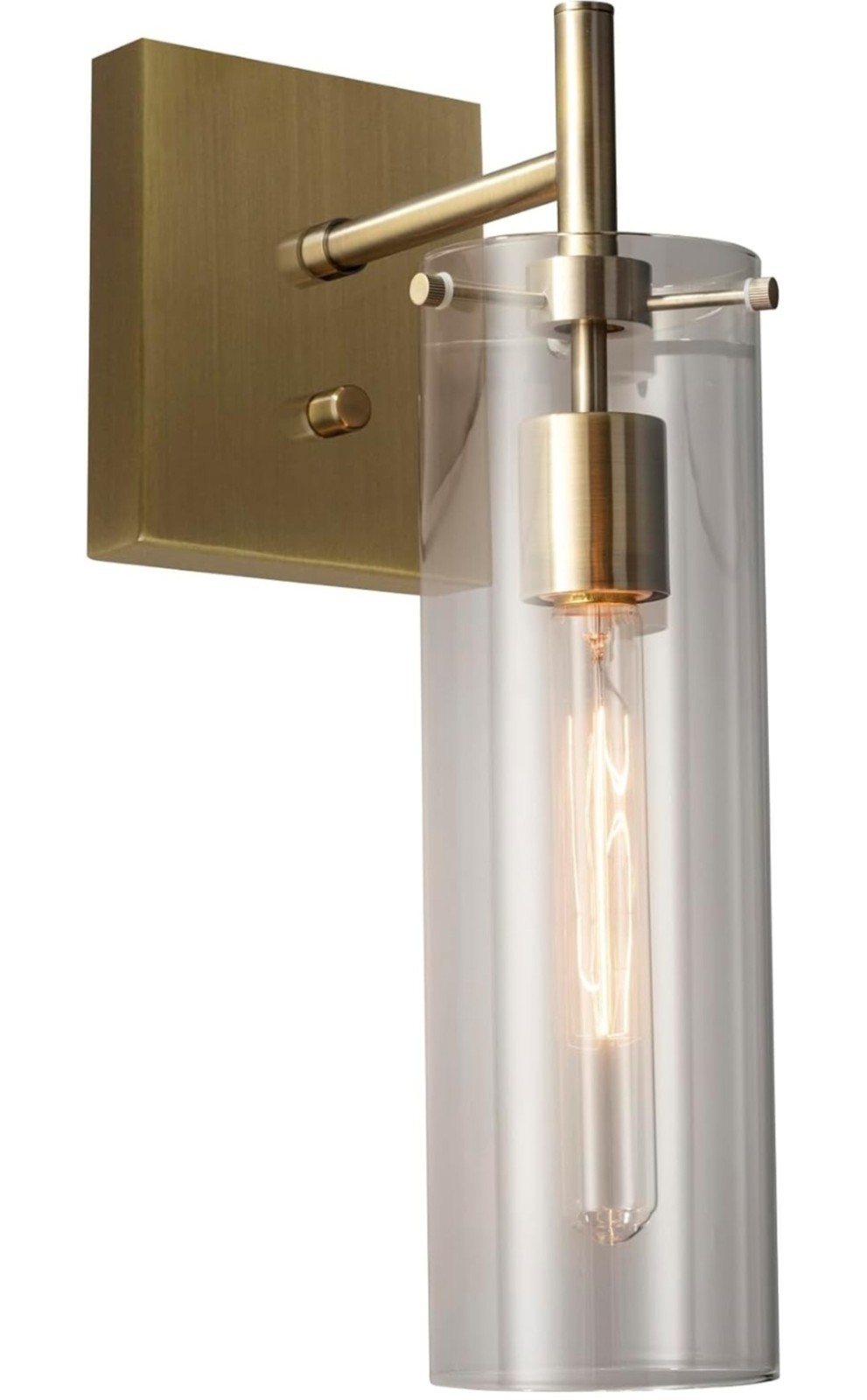Adesso Dalton Wall Lamp, Antique Brass - 3850-21 Adesso Dalton Wall Lamp, Antique Brass - 3850-21