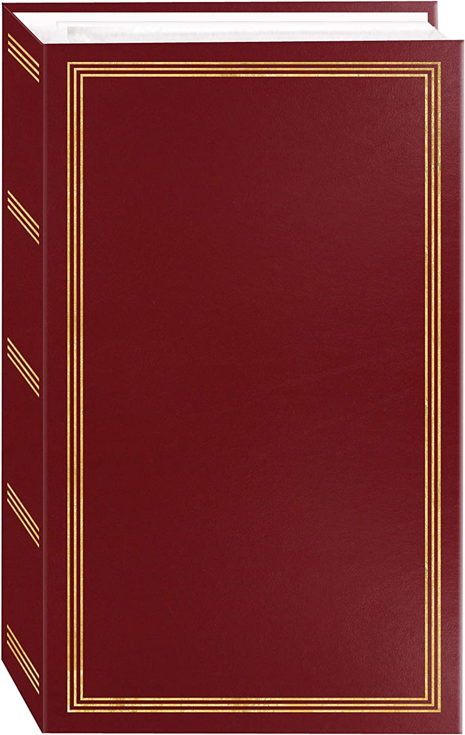3 Ring Photo Album Burgundy 504 Photos 4x6 Inch Pocket Scrapbook Holder
