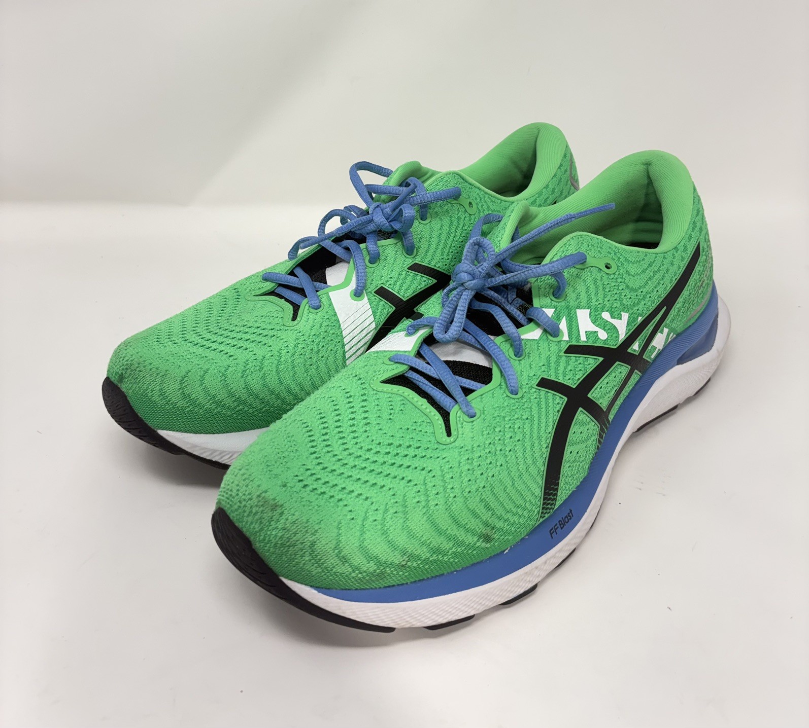 Asics Gel Cumulus Ekiden 24 Mens Road Running Shoes Size 12 Green/Blue FF Blast
