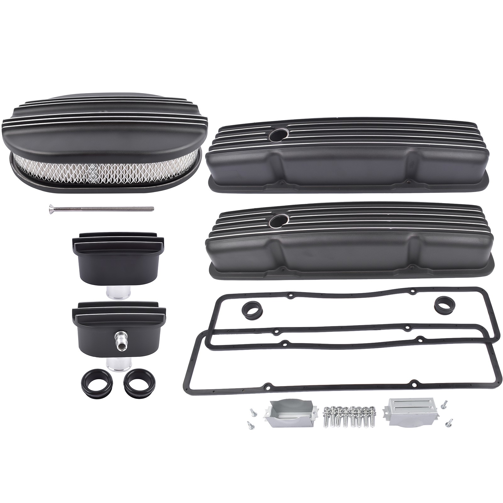 Black Valve Cover Air Breather 12