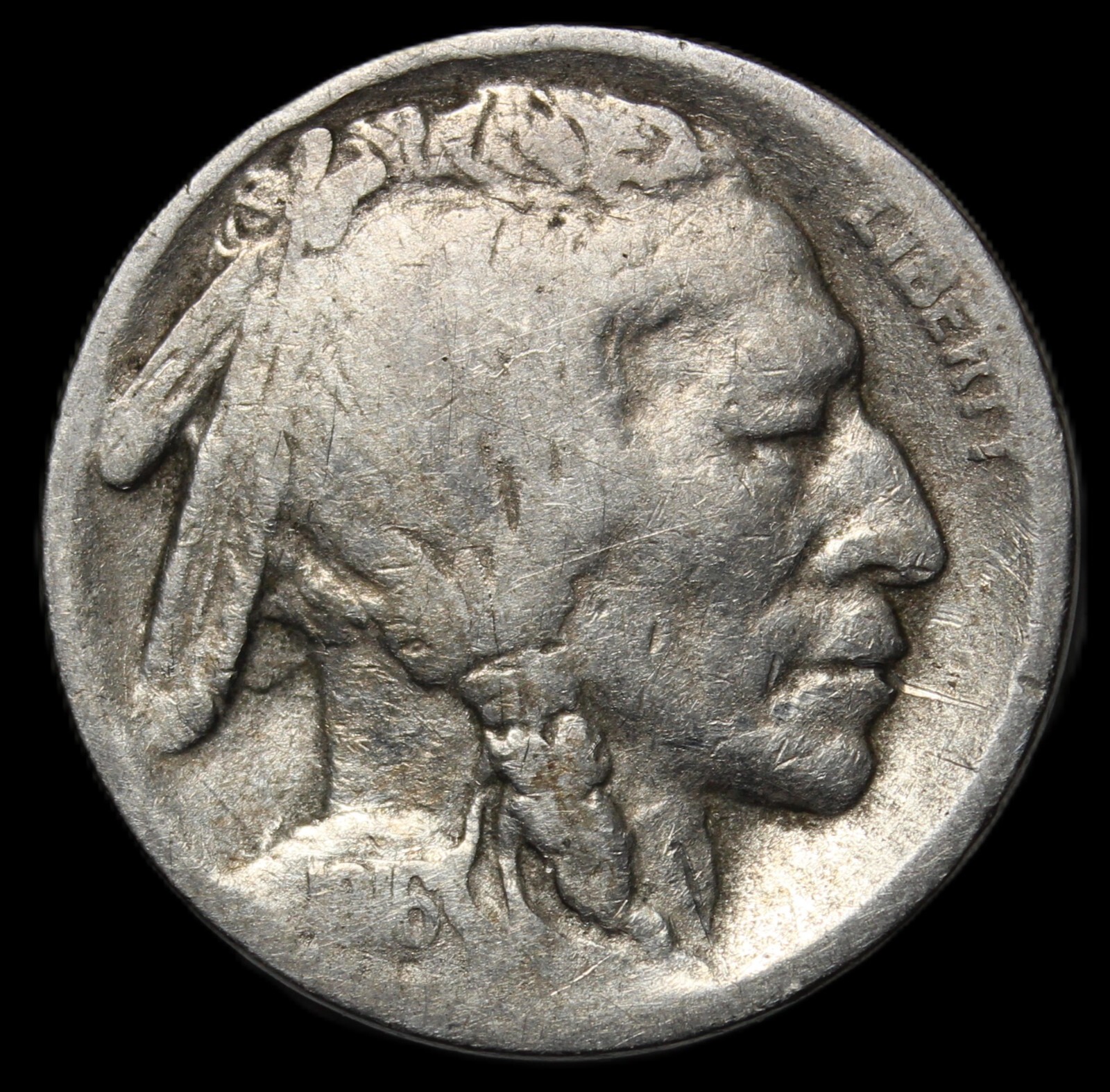 1916-S 5C Buffalo Nickel- CHOICE VF/ - JAM332