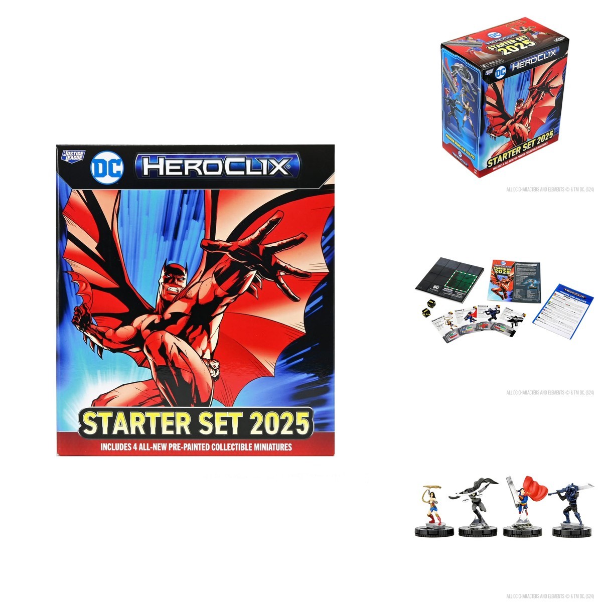 DC HeroClix Starter Set 2025 WizKids FAN531