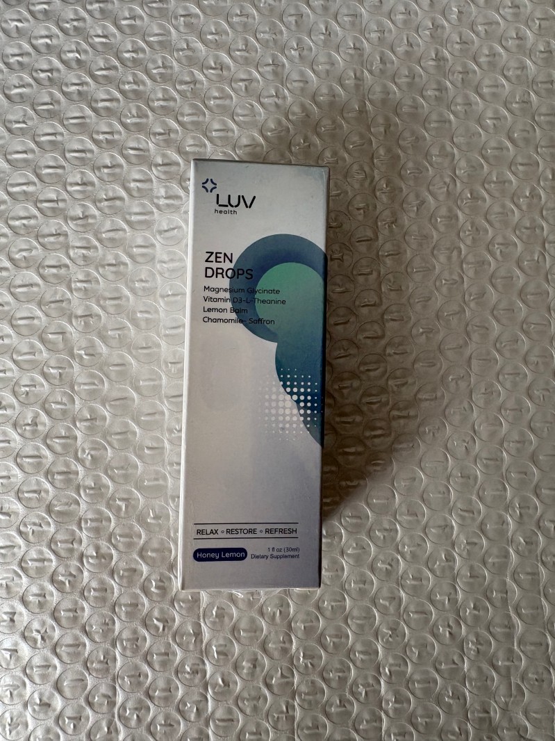LUV Zen Drops Stress Support with Magnesium Glycinate and Lemon Balm Vegan LUV Zen Drops Stress Support with Magnesium Glycinate and Lemon Balm Vegan