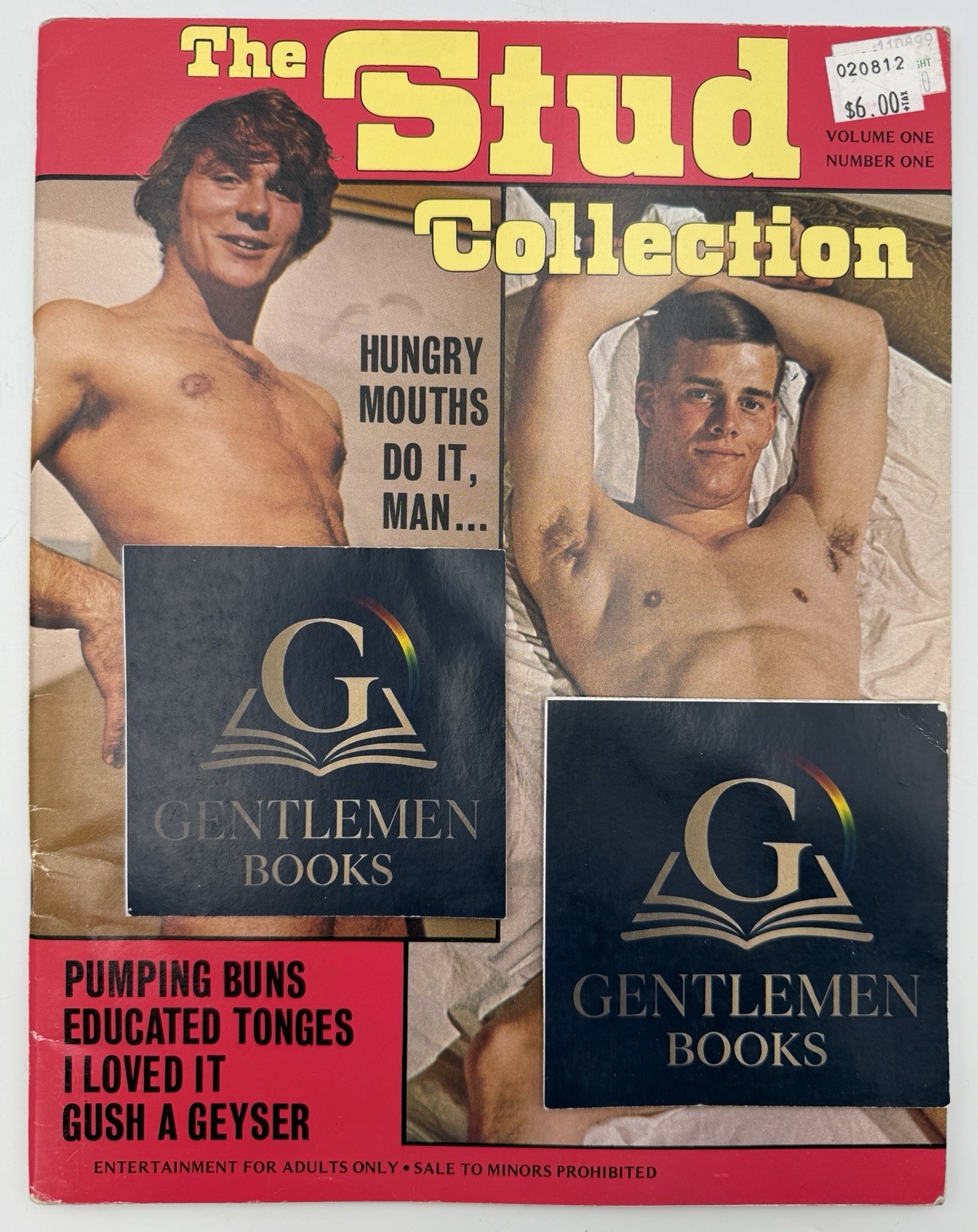 THE STUD COLLECTION Vol 1 No 1 Vintage Gay Magazine PREMIERE ISSUE SCARCE Find