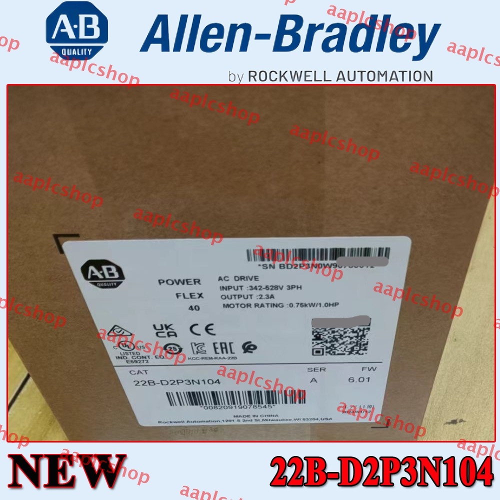 New NEW PLC 22B-D2P3N104 22BD2P3N104 PowerFlex 40 AC Drive Same Day Ship