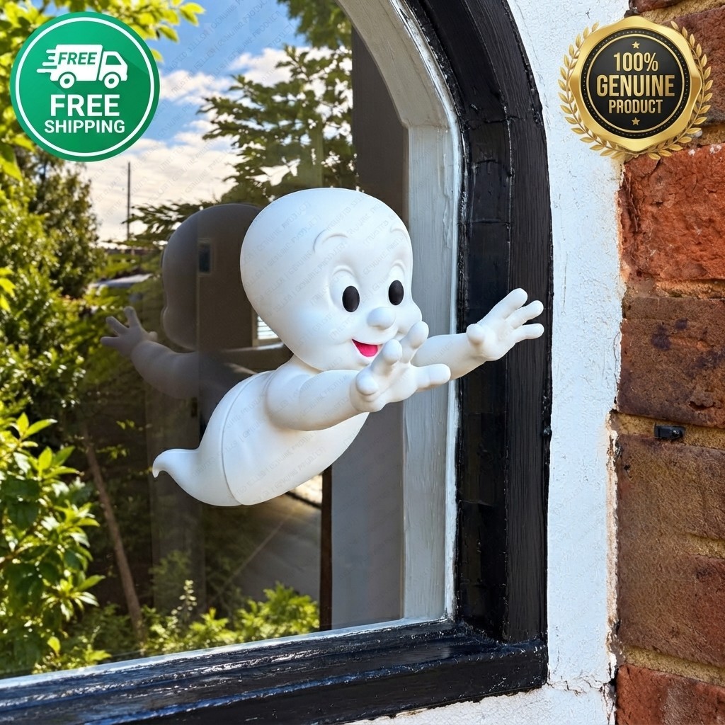 Casper the Friendly Ghost White Plastic Outdoor Same Day 🚛✅