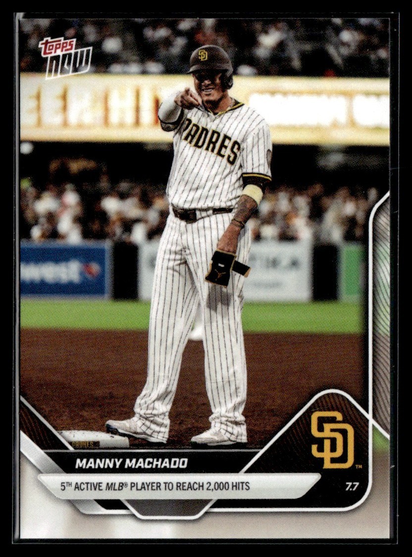 2025 Topps Now MLB 2000 Hits Manny Machado San Diego Padres #397