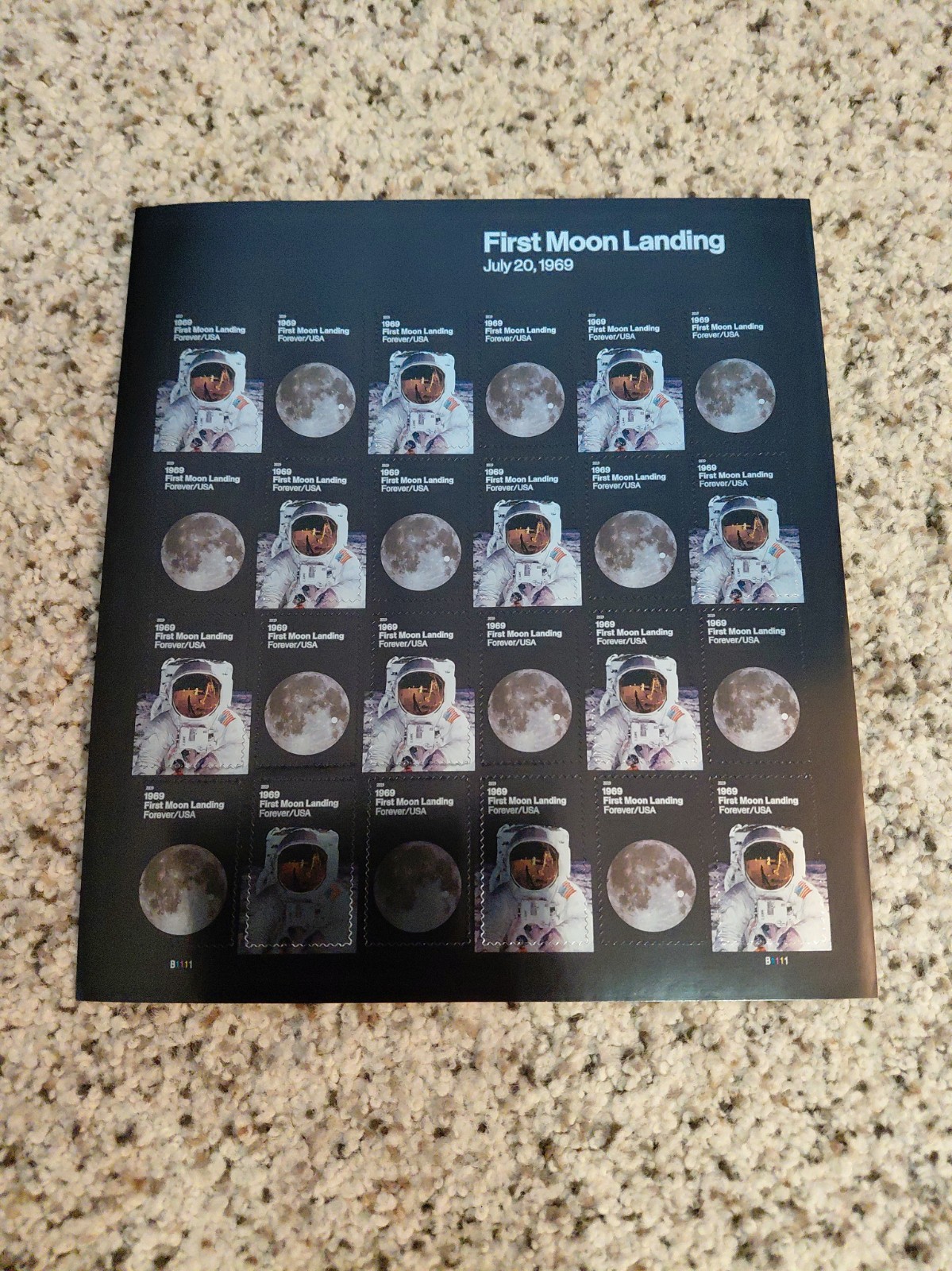 USPS 2019 First Moon Landing July 20,1969 Sheet Of 24 MNH Stamps USPS 2019 First Moon Landing July 20,1969 Sheet Of 24 MNH Stamps