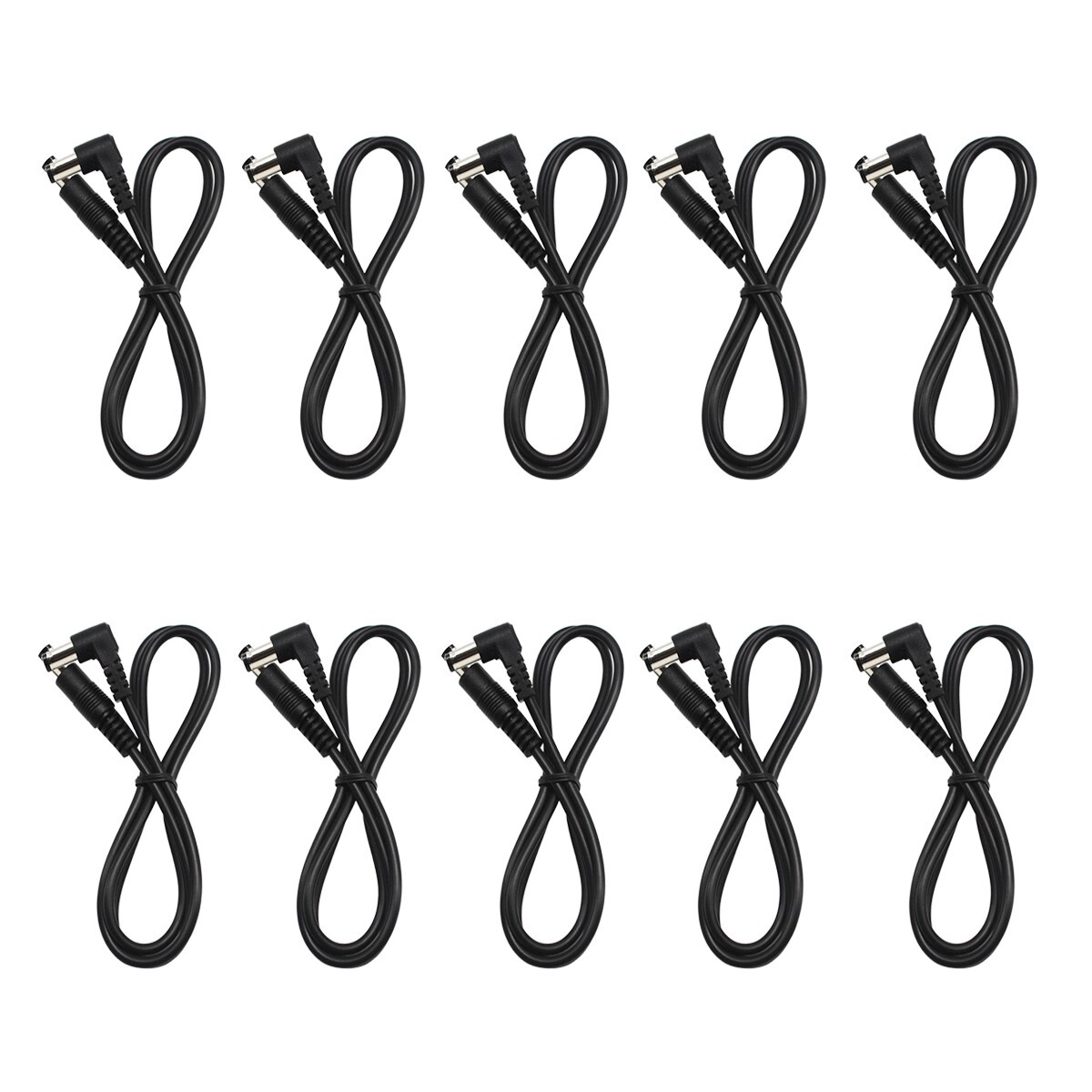 10 Pcs DC Cable for Guitar Effect Pedal 5.5 x 2.11mm Connector Jack Male to Male 10 Pcs DC Cable for Guitar Effect Pedal 5.5 x 2.11mm Connector Jack Male to Male