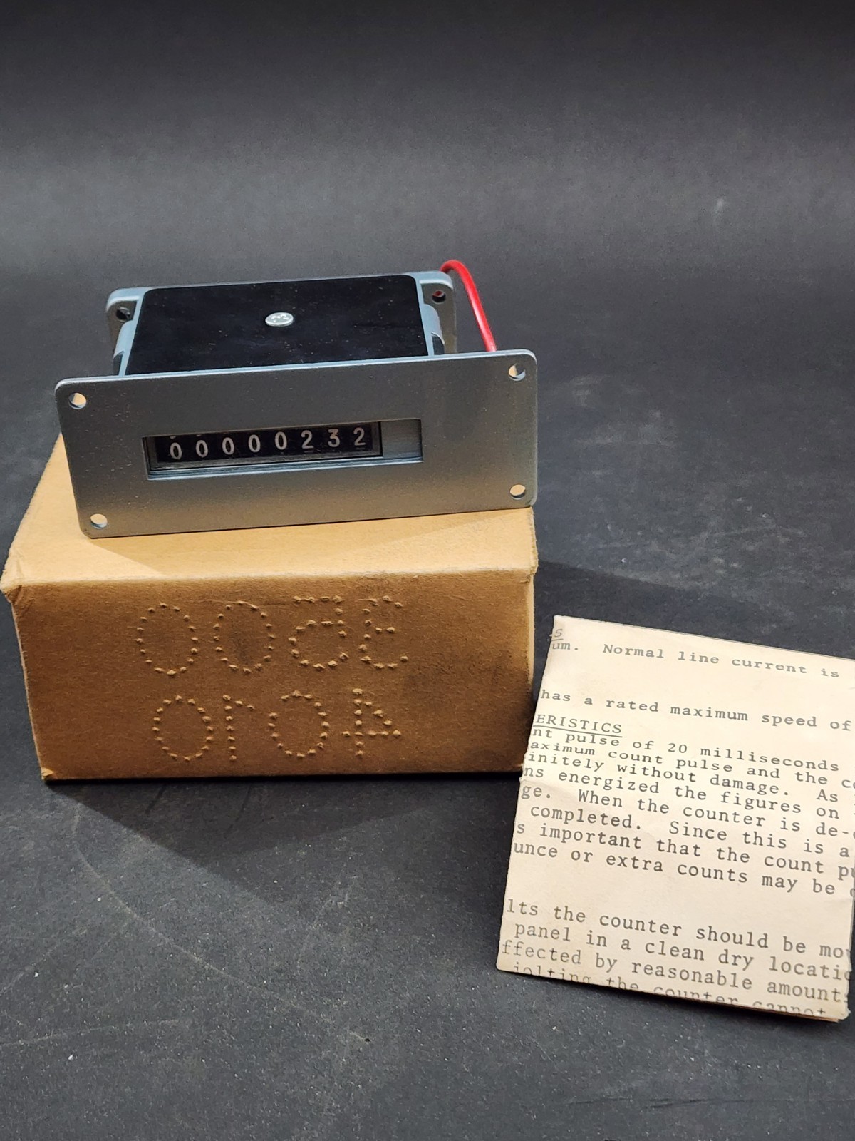Durant 8-YP-1-3-RMF-PM Electric Counter – 24VDC – 8 Digit Counter Durant 8-YP-1-3-RMF-PM Electric Counter – 24VDC – 8 Digit Counter