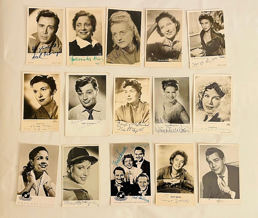 Vintage 1930s-1950s German/Hollywood Film Star Postcards Job Lot x150+ Vintage 1930s-1950s German/Hollywood Film Star Postcards Job Lot x150+