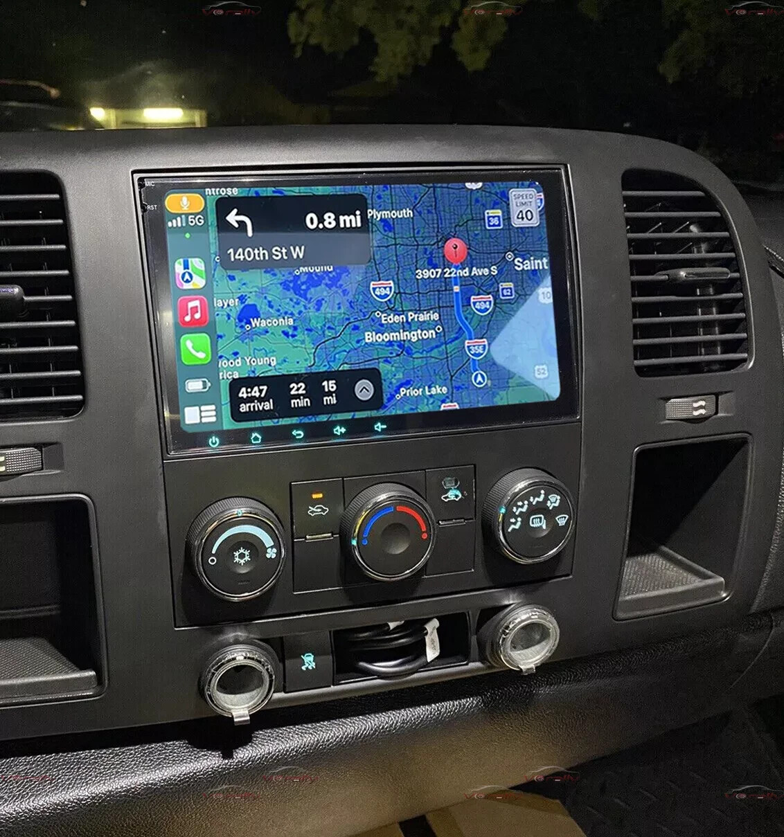 For 2007-2013 Chevrolet Silverado Apple CarPlay Android 14 Radio Stereo GPS WiFi
