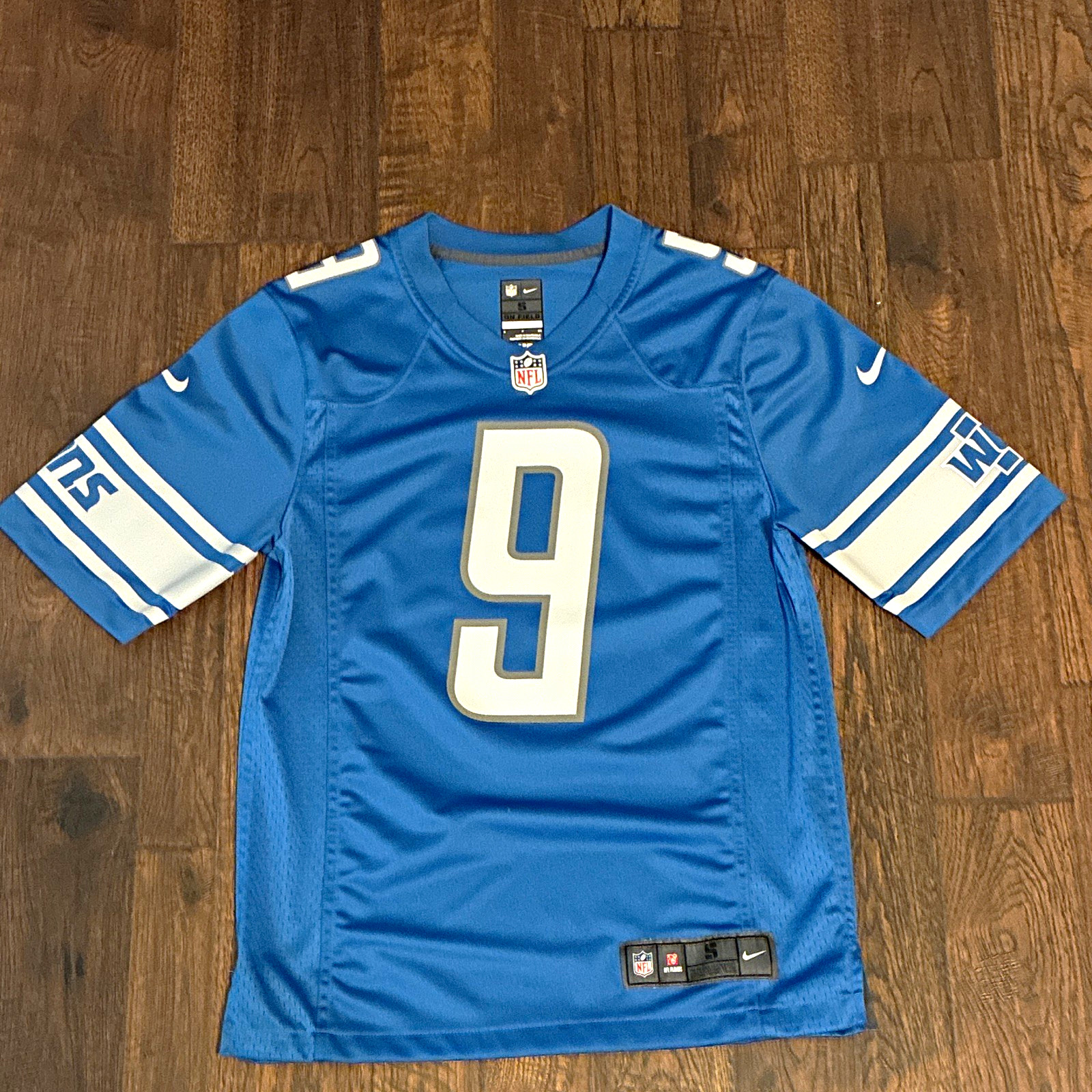 Nike Detroit Lions Matthew Stafford #9 Adult S Blue NFL On-Field Jersey Nike Detroit Lions Matthew Stafford #9 Adult S Blue NFL On-Field Jersey