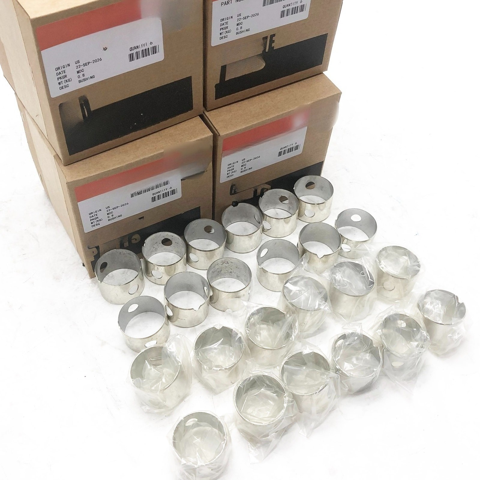 24Pcs Rocker Shaft Bushing 3067871 for Cummins M11 ISM11 QSM11 Diesel Engine New