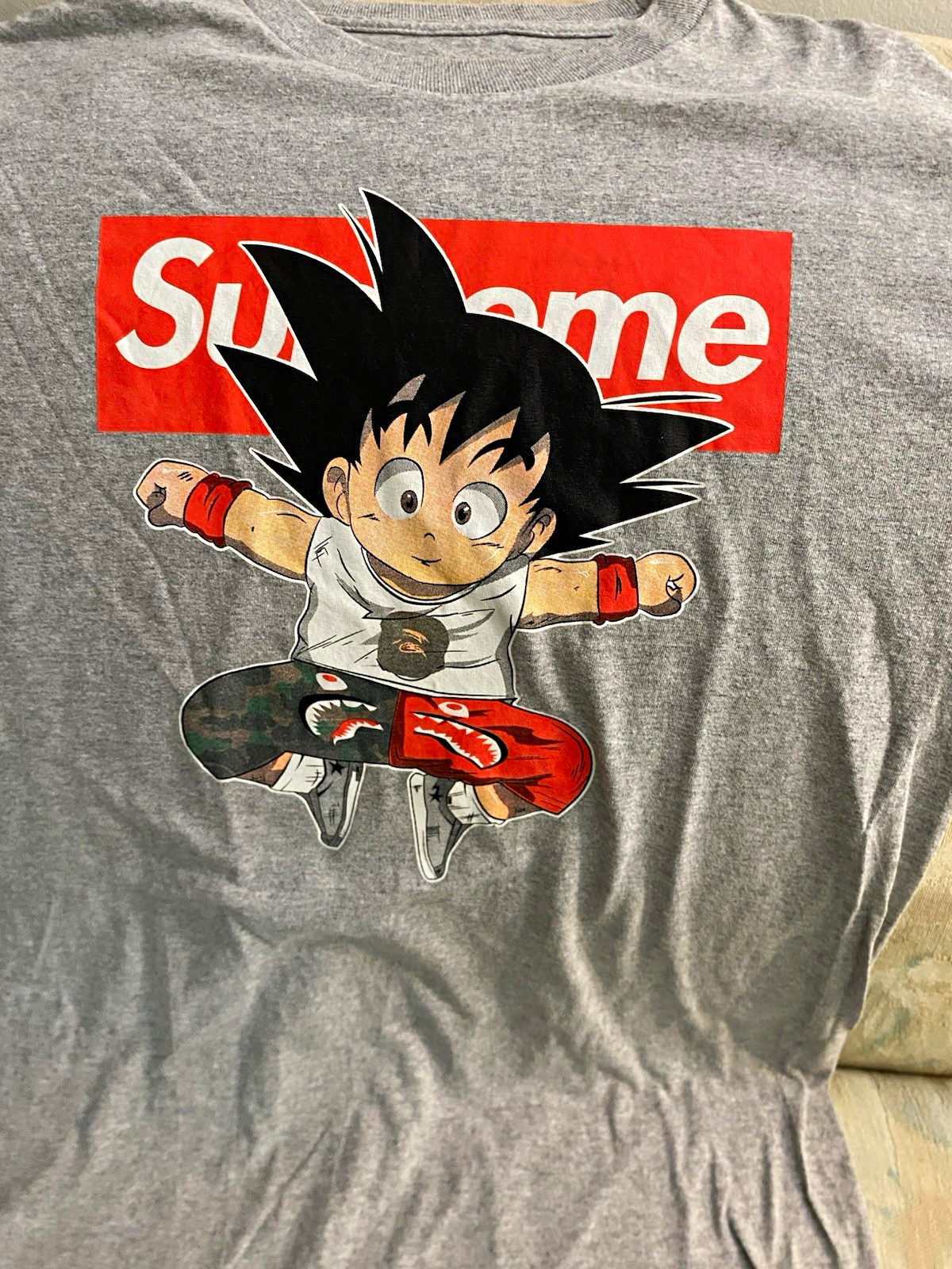 RARE Dragon Ball Graphic Supreme Goku Sz L men’s T-shirt RARE Dragon Ball Graphic Supreme Goku Sz L men’s T-shirt