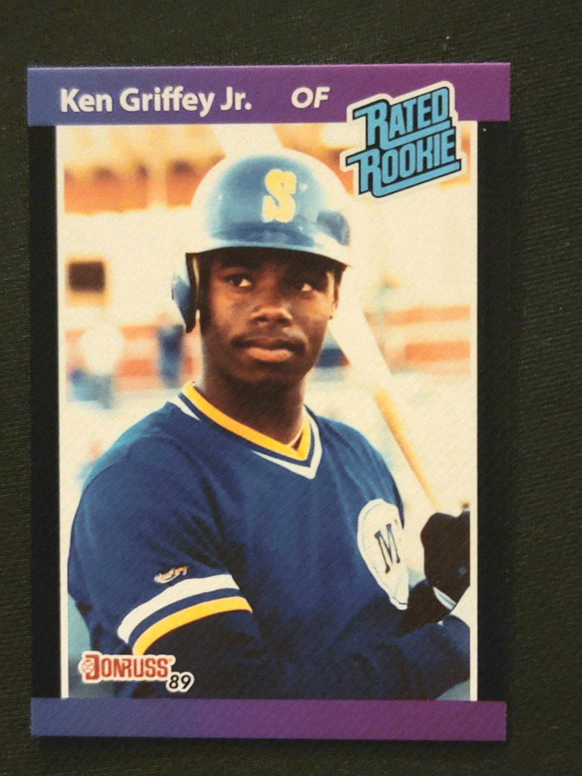 Ken Griffey Jr Donruss Rated Rookie Seattle Mariners Limited Promo +BONUS card
