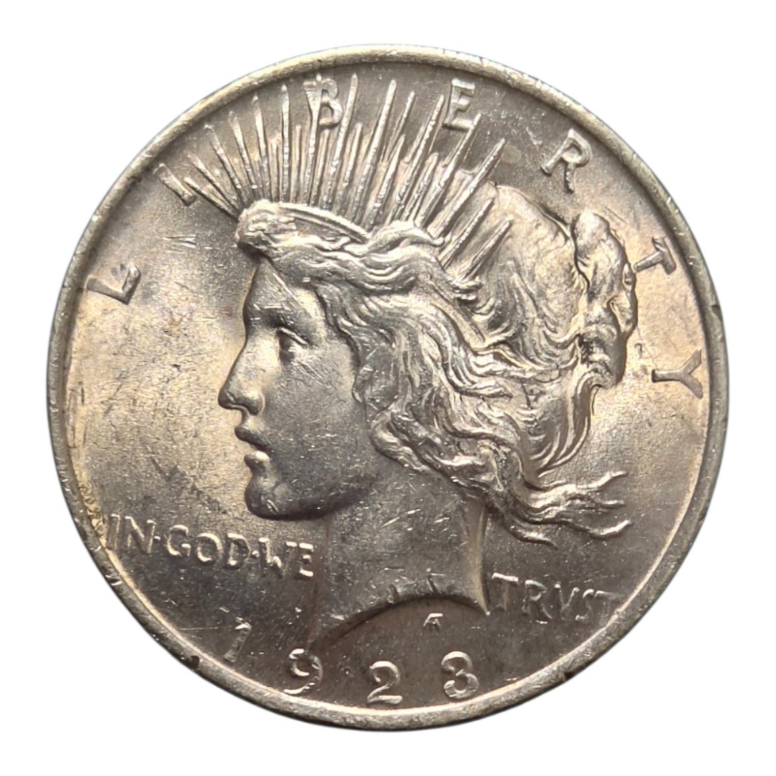 Flashy 1923 P US Peace Dollar Silver Coin BU Uncirculated Philadelphia Mint Flashy 1923 P US Peace Dollar Silver Coin BU Uncirculated Philadelphia Mint