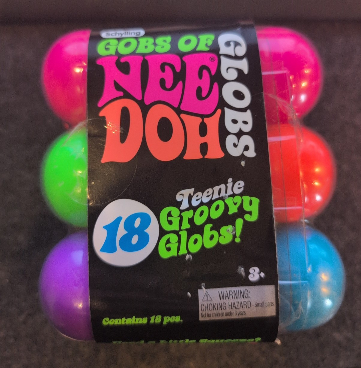 Schylling NeeDoh Gobs of Globs 18 Pack Multicolor - Rare Discontinued Item