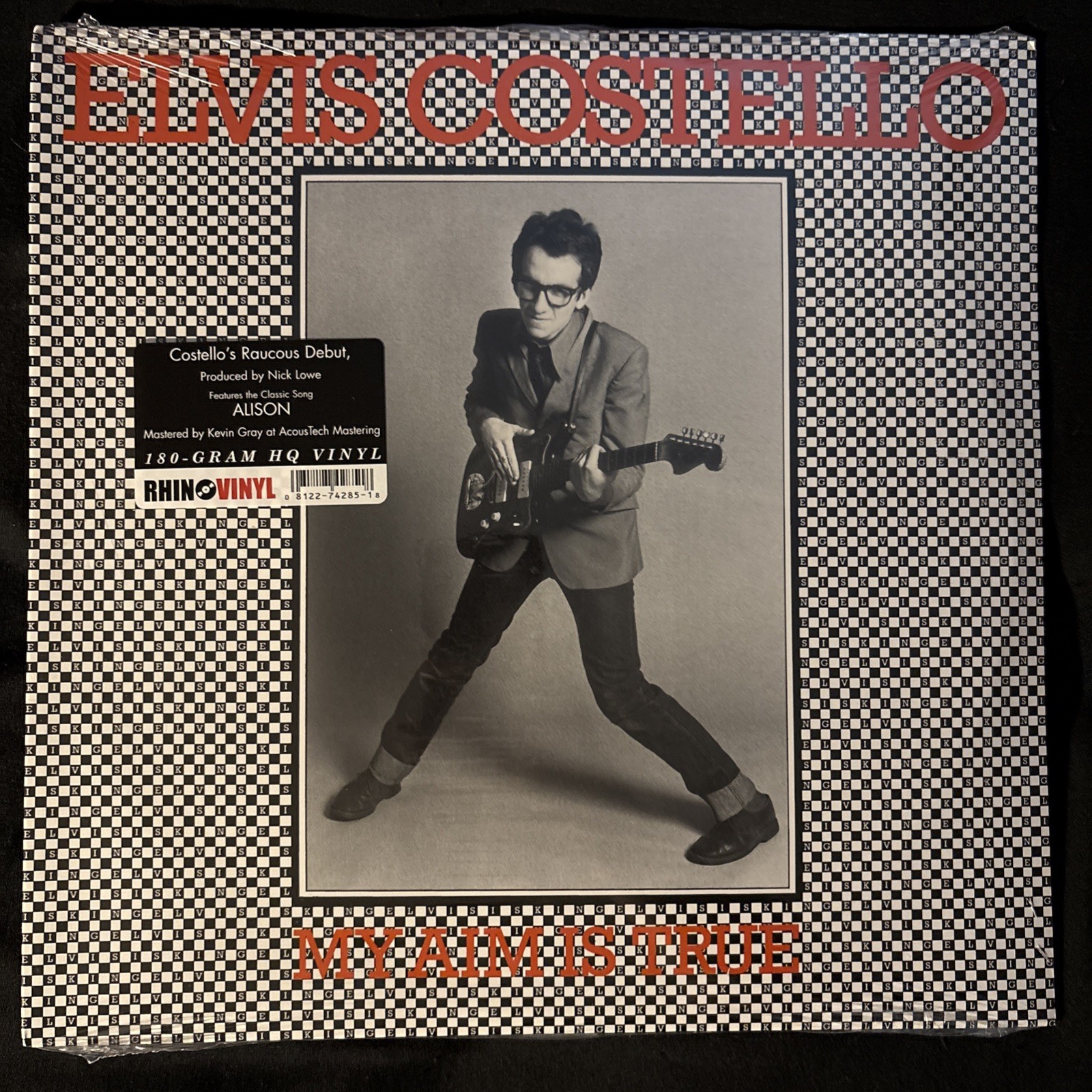 SEALED ELVIS COSTELLO MY AIM IS TRUE - 180-GRAM VINYL LP With Hype SEALED ELVIS COSTELLO MY AIM IS TRUE - 180-GRAM VINYL LP With Hype