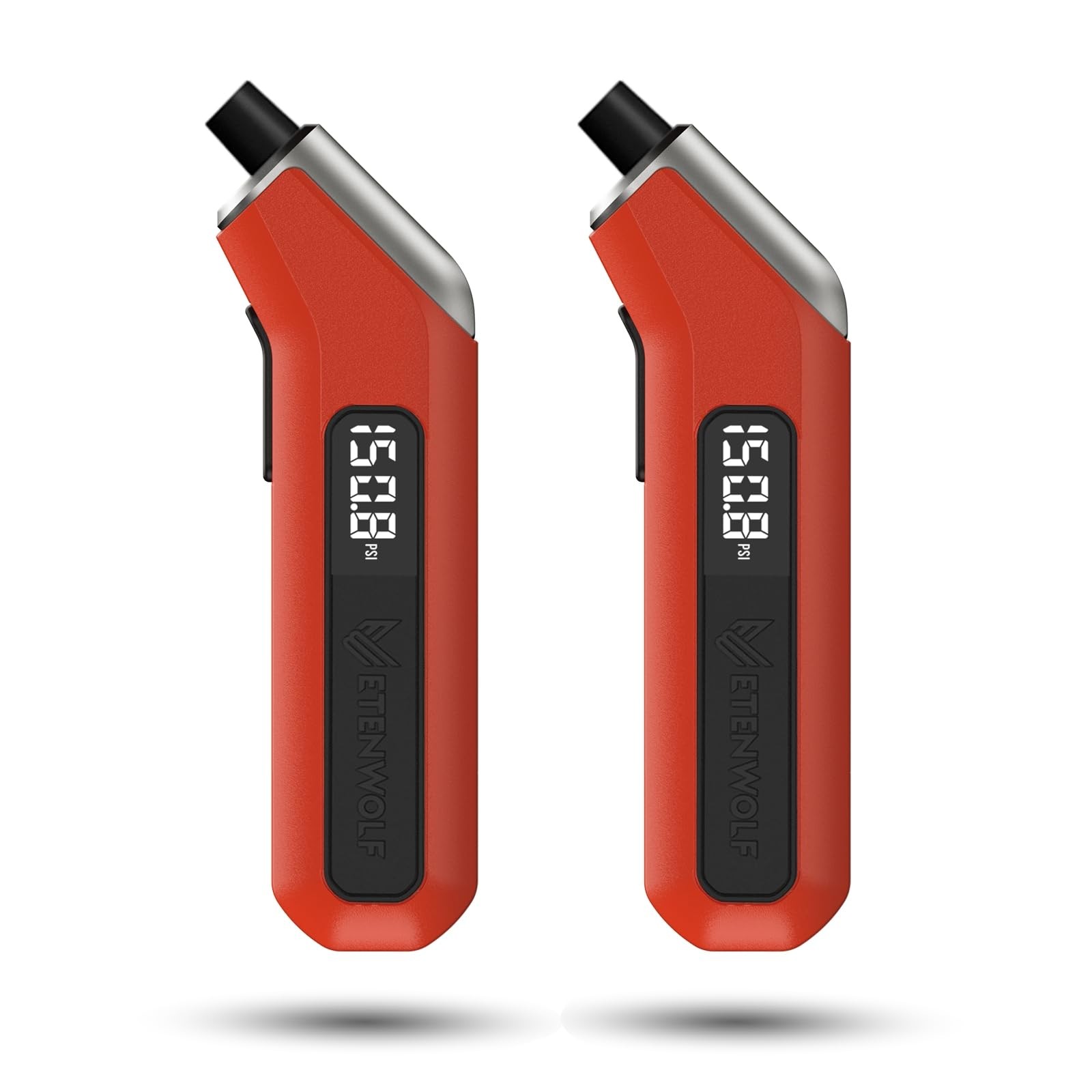 ETENWOLF T300 2 Pack Digital Tire Pressure Gauge 200 PSI for Car Vivid Orange ETENWOLF T300 2 Pack Digital Tire Pressure Gauge 200 PSI for Car Vivid Orange