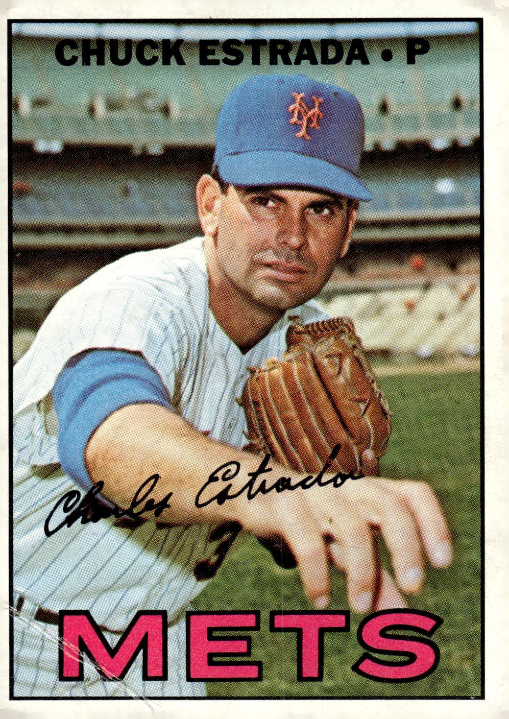 Chuck Estrada 1967 Topps #537 Mets Chuck Estrada 1967 Topps #537 Mets
