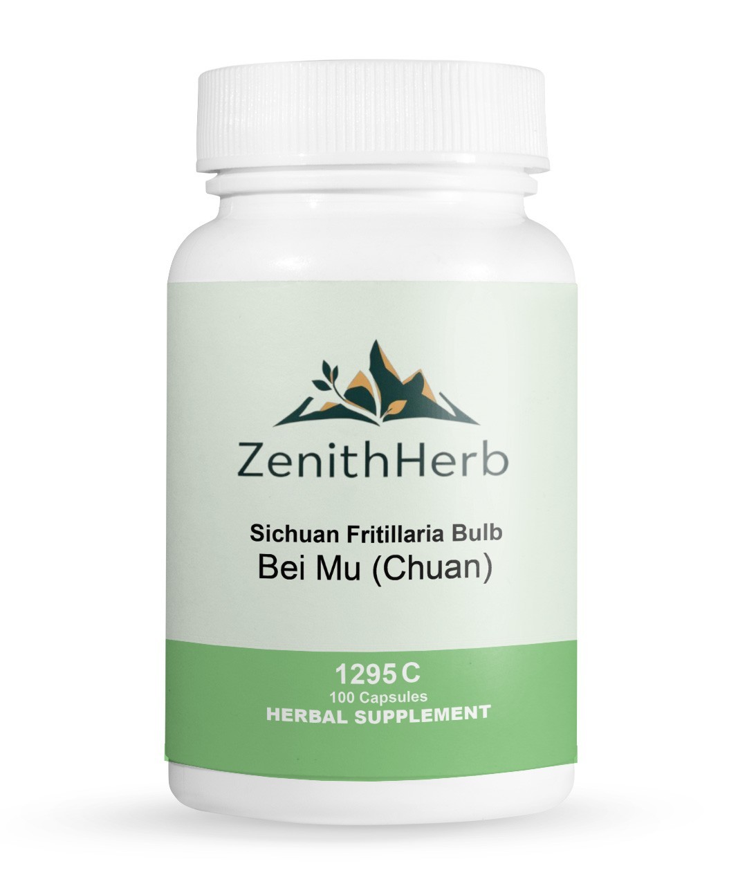 ZenithHerb Bei Mu (Chuan), Sichuan Fritillaria Bulb, 200 Count Capsules