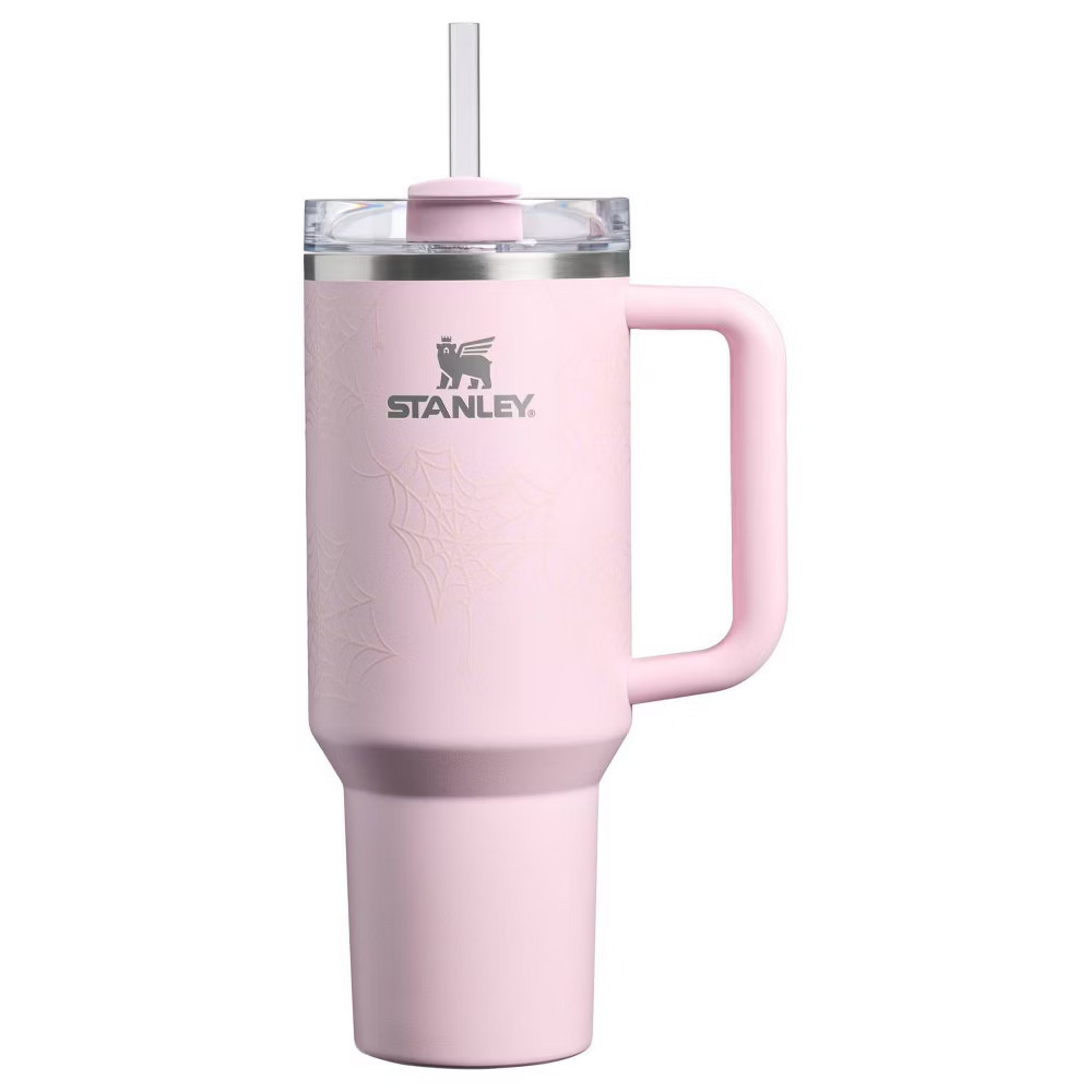Stanley 40 oz Stainless Steel H2.0 FlowState Quencher Tumbler Pink Sugar Spider
