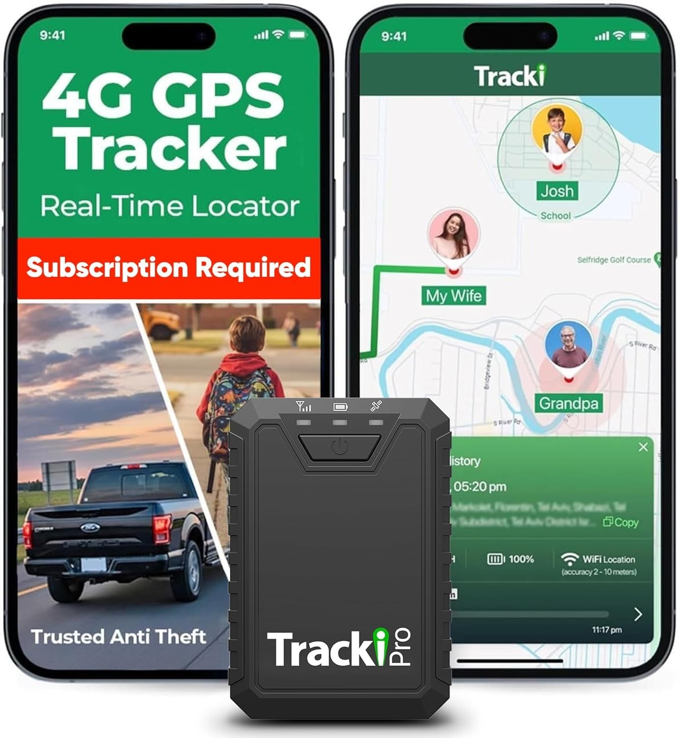 Tracki Pro GPS Tracker Car Vehicle Magnetic 4G Subscription Required Tracki Pro GPS Tracker Car Vehicle Magnetic 4G Subscription Required