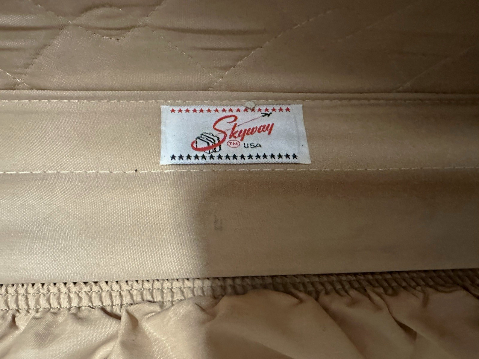 Vintage Skyway USA luggage, 1960s/1970s
