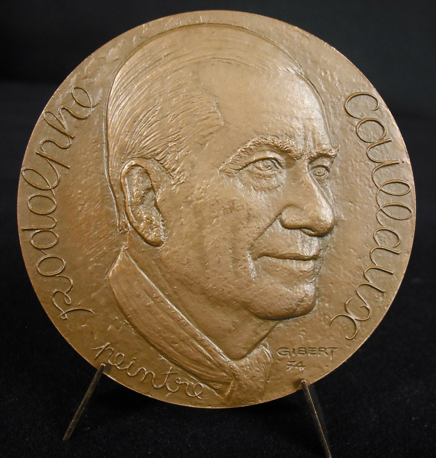 Medal Rodolphe CAILLAUX Expressionist Painter Montmartre Gibert 1975