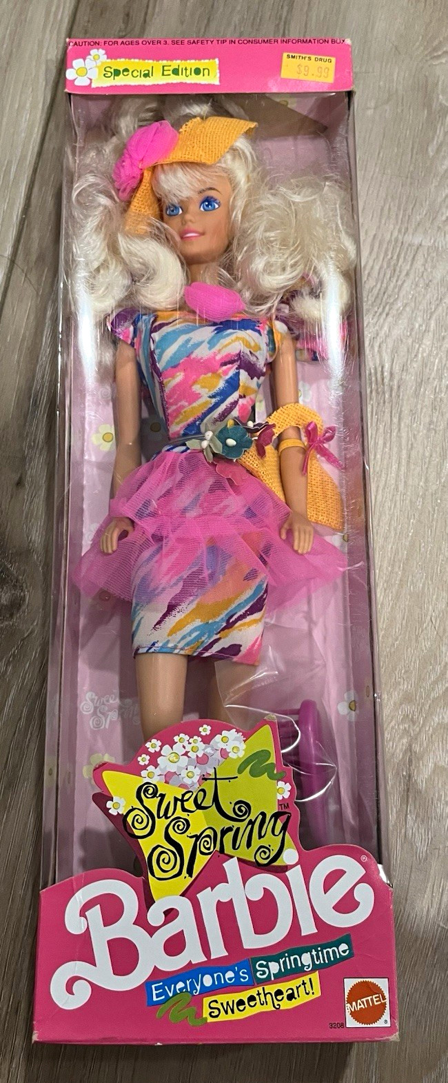 Mattel Sweet Spring Barbie Special Edition 11.5 in Blonde Blue NRFB MPN 3208