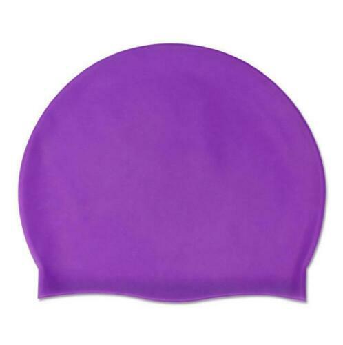 Silicone Swimming Cap Solid Color Long Hair Clean Swim Pool For Adult Men Women