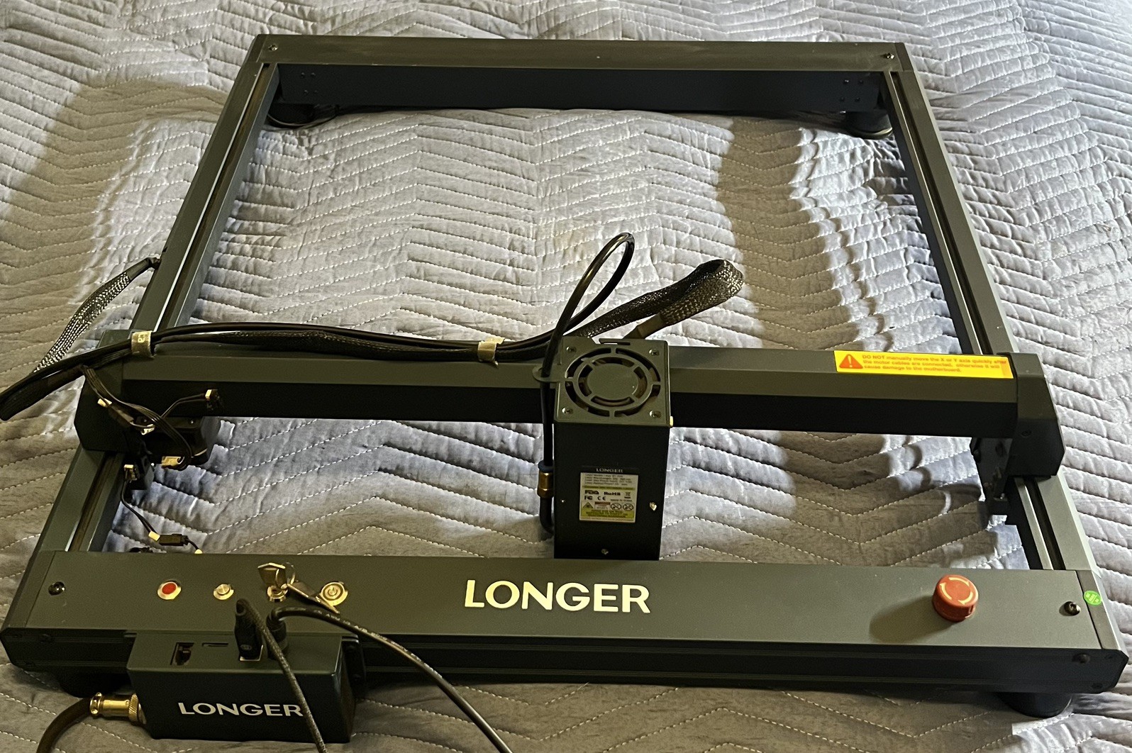 Longer Laser B1 30W Laser Engraver Cutter with Auto Air Assist & test material Longer Laser B1 30W Laser Engraver Cutter with Auto Air Assist & test material
